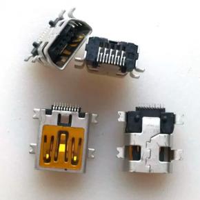 Mini USB Connector Jack 10P SMT